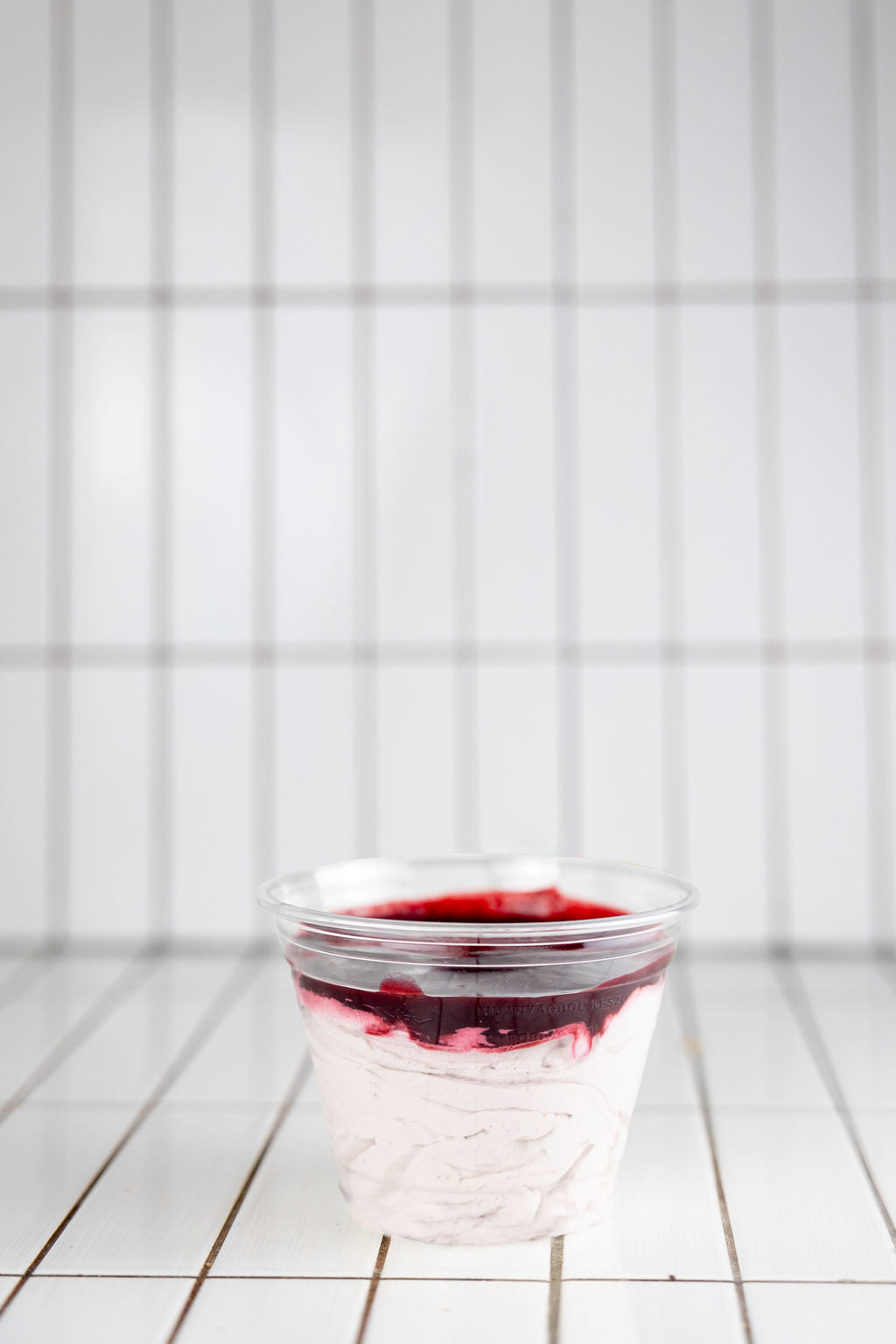 Parfait aux fruits rouge