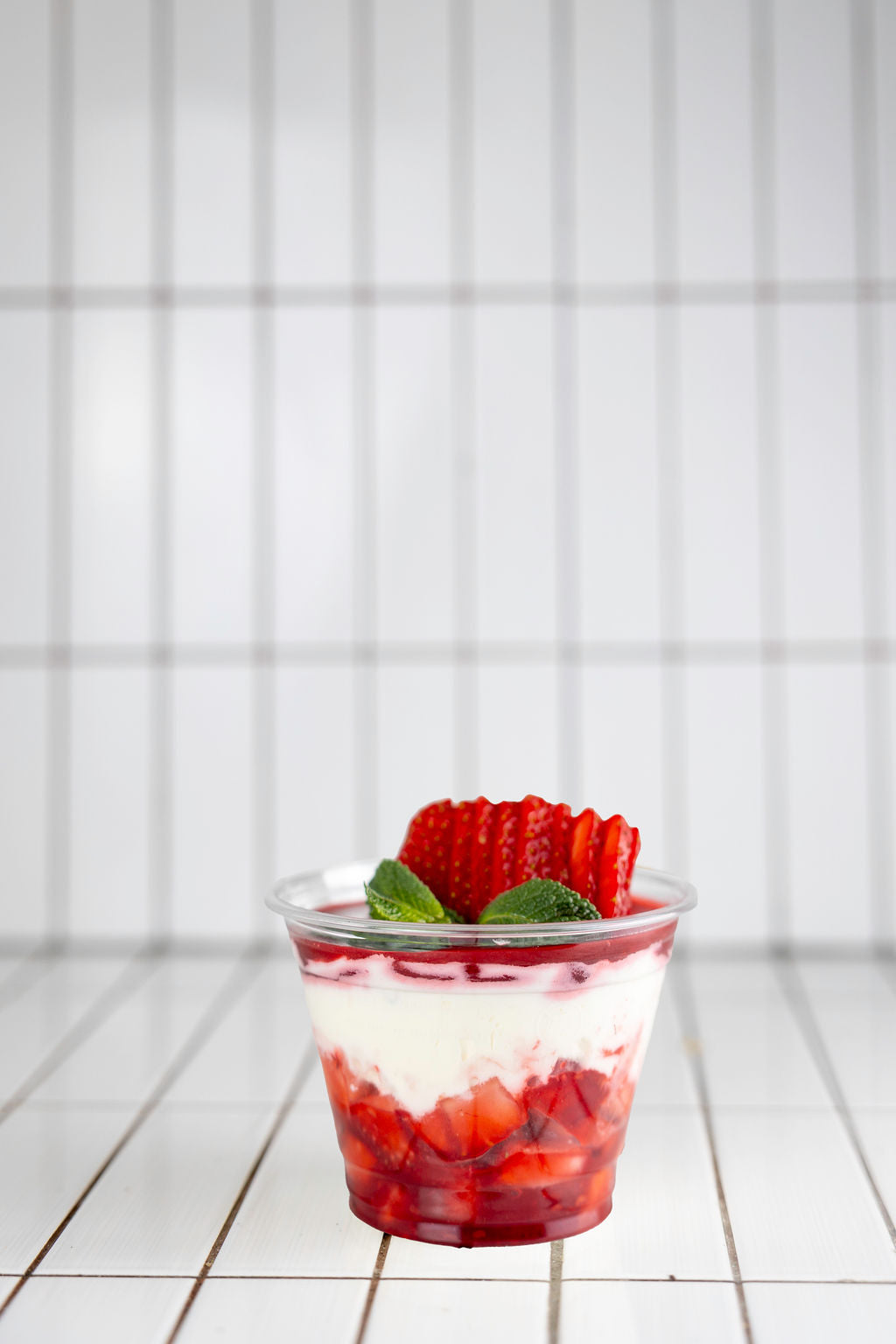 Parfait au fraises